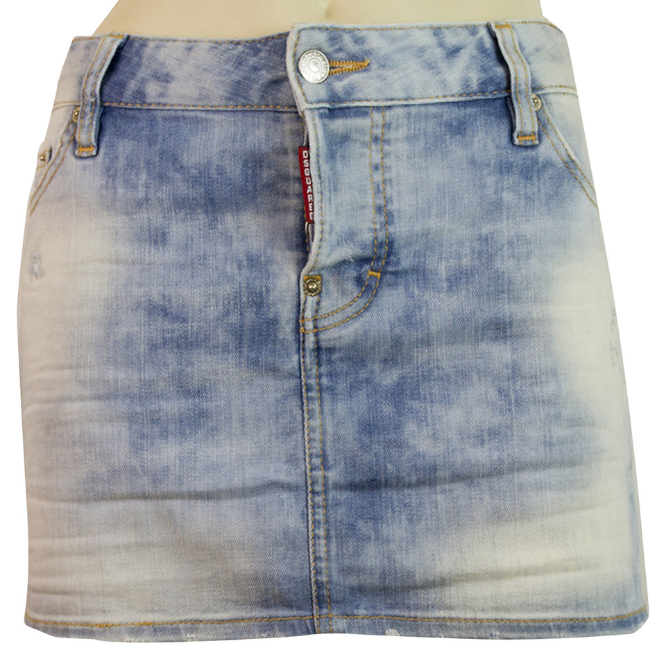 Dsquared2 Skirt Jeans fabric in Blue