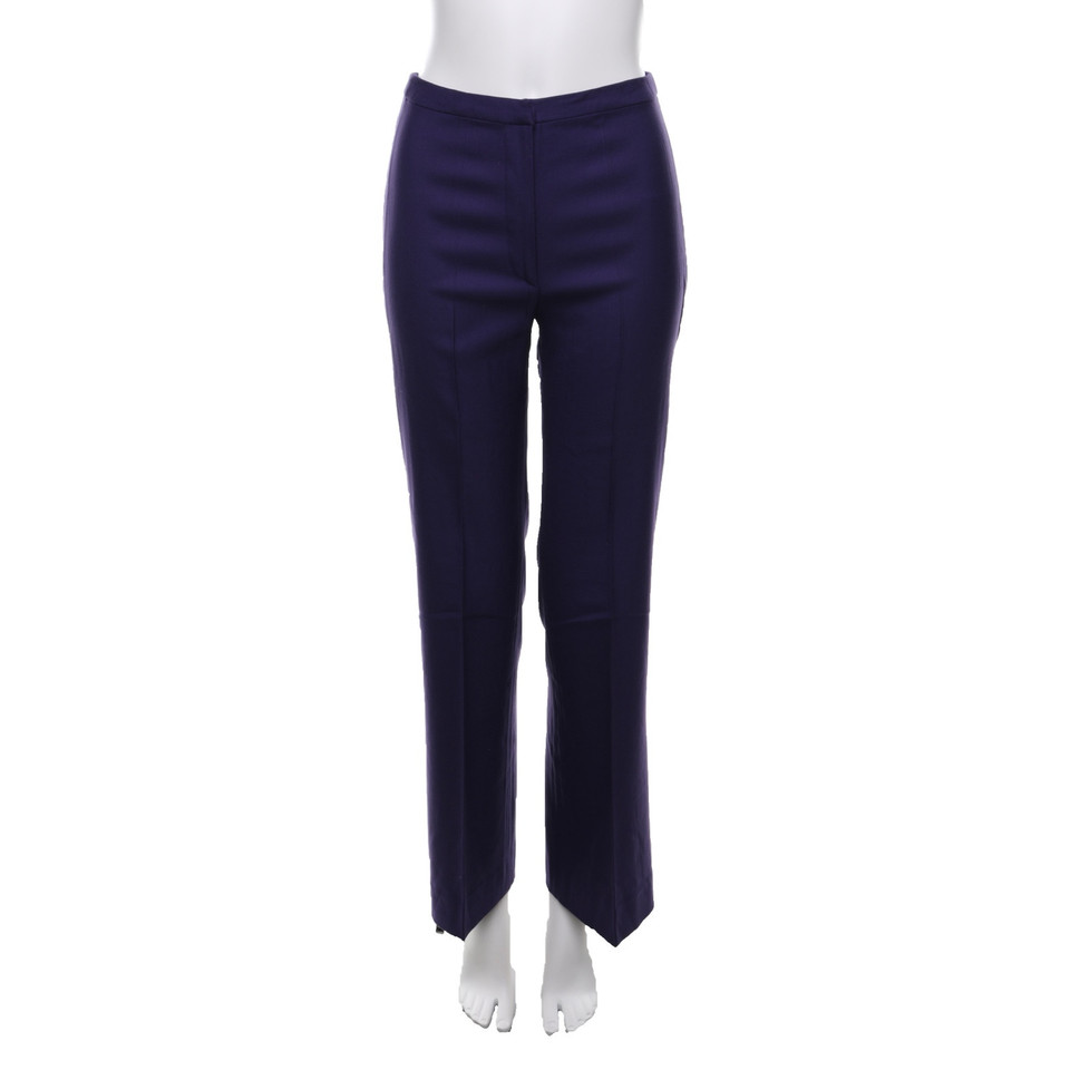 Gianni Versace Trousers Wool in Violet