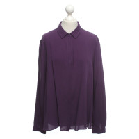 Iris Von Arnim Top Silk in Violet