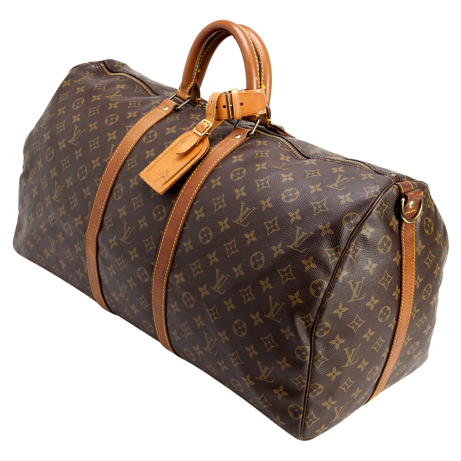 Louis Vuitton Keepall 55 Canvas in Brown - Second Hand Louis Vuitton  Keepall 55 Canvas in Brown buy used for 675€ (4330965)
