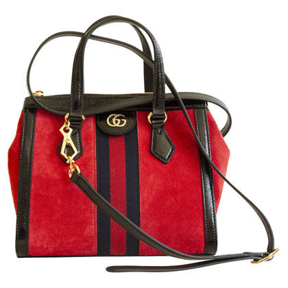 Gucci Ophidia Suede in Red