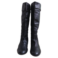 Gucci Stiefel Leder in Schwarz