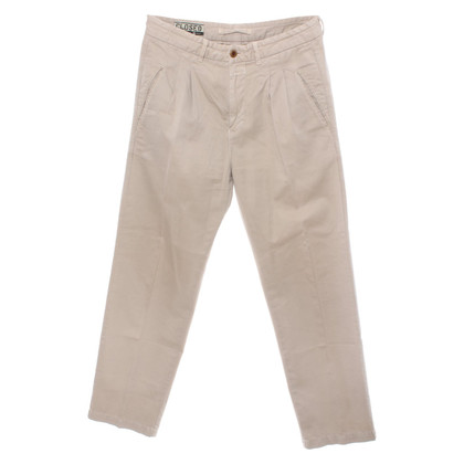 Closed Trousers Cotton in Beige