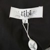 Tibi Patroon zijden jurk