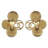 Chanel clip orecchio color oro