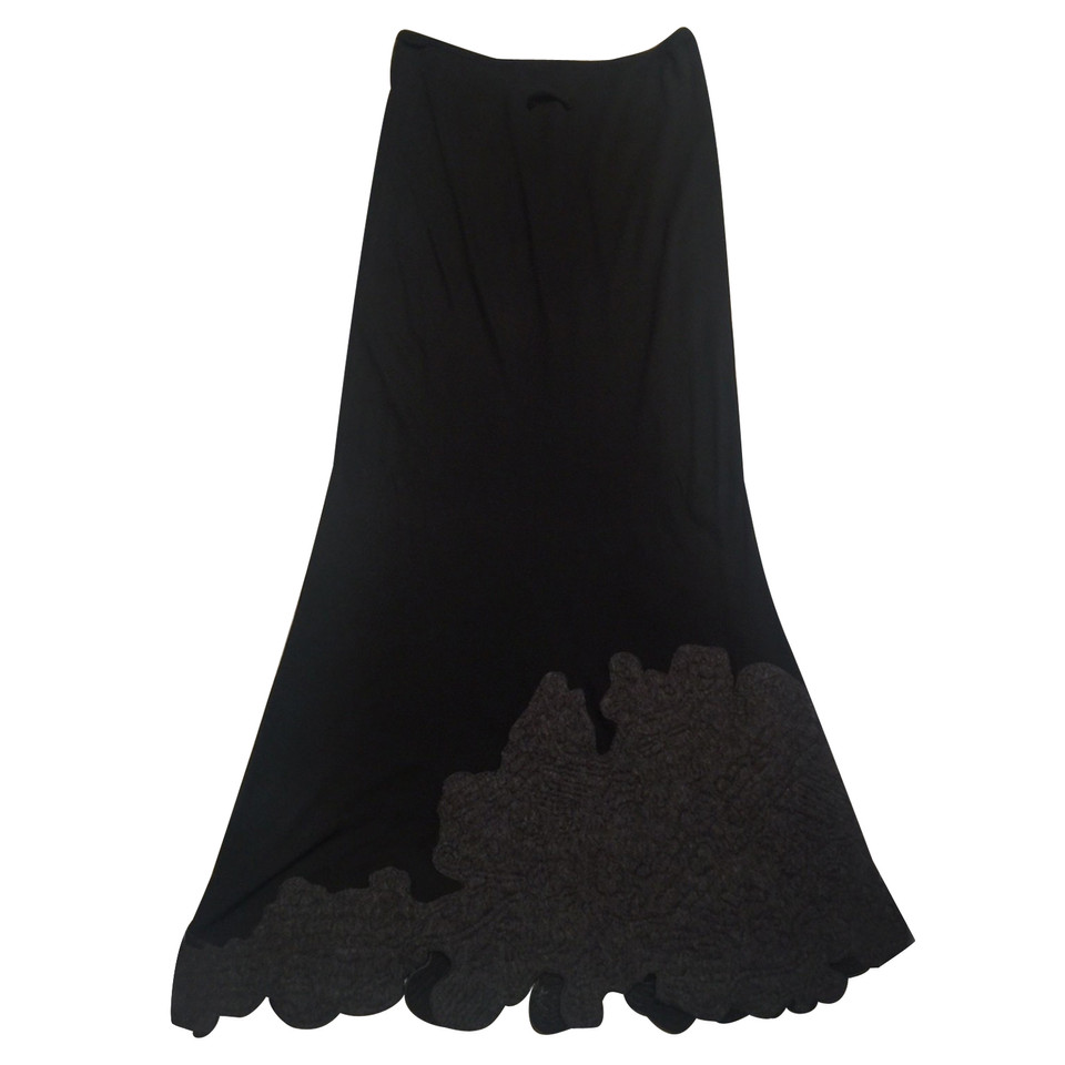 Jean Paul Gaultier Maxi skirt in black