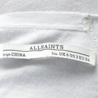 All Saints Top en Coton en Blanc