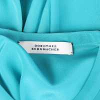 Dorothee Schumacher Top Silk in Turquoise