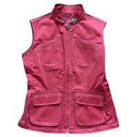 Fay Gilet in Cotone in Rosso