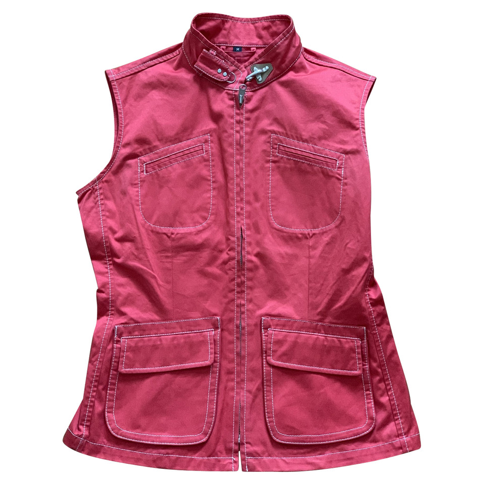 Fay Gilet en Coton en Rouge