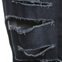 7 For All Mankind Jeans in Destroy look in blue