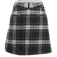 Alexander McQueen skirt with checked pattern