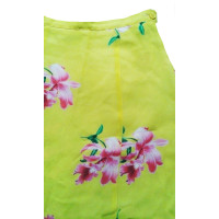 Kenzo Yellow skirt with floral pattern