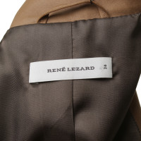 René Lezard Leather bolero jacket