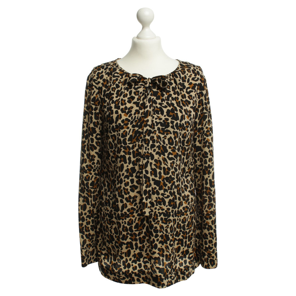 Steffen Schraut Schluppenbluse mit Animal-Print