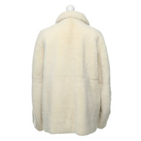 Jil Sander Mink jacket in cream