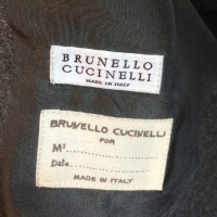 Brunello Cucinelli Coat met kraag van schapenvacht