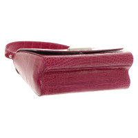 Louis Vuitton Twist MM23 aus Leder in Fuchsia