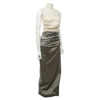 Talbot Runhof Dress in grey / beige