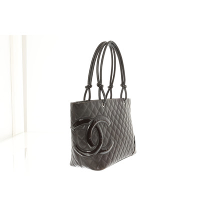 Chanel Cambon Bag aus Leder in Braun
