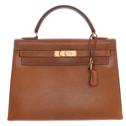 Hermès Kelly Bag 32 in beige leather