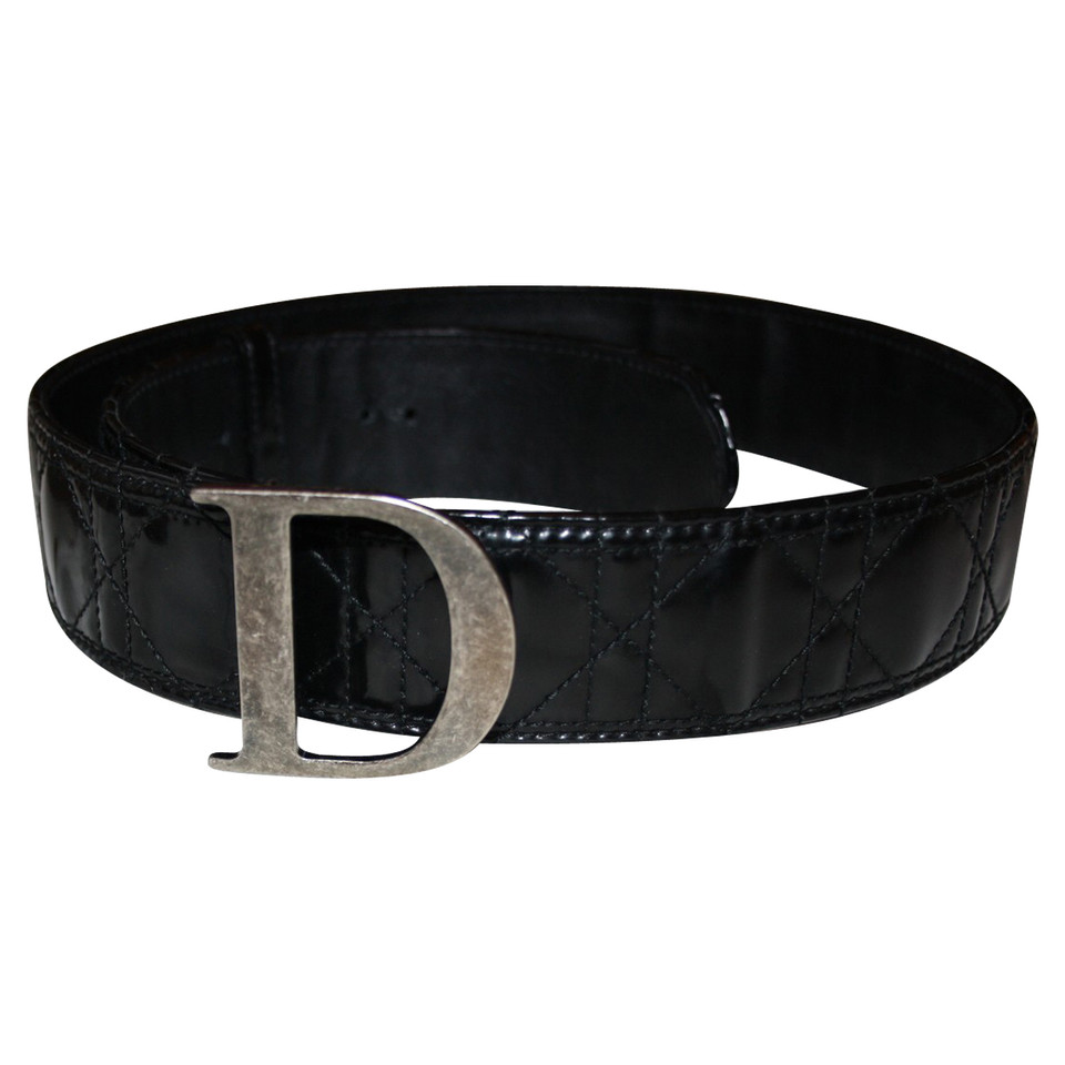 Christian Dior Leather Belt in Cannage design