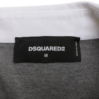 Dsquared2 Sweatshirt in Grau/Weiß