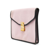 Céline Clutch Bag Canvas in Pink