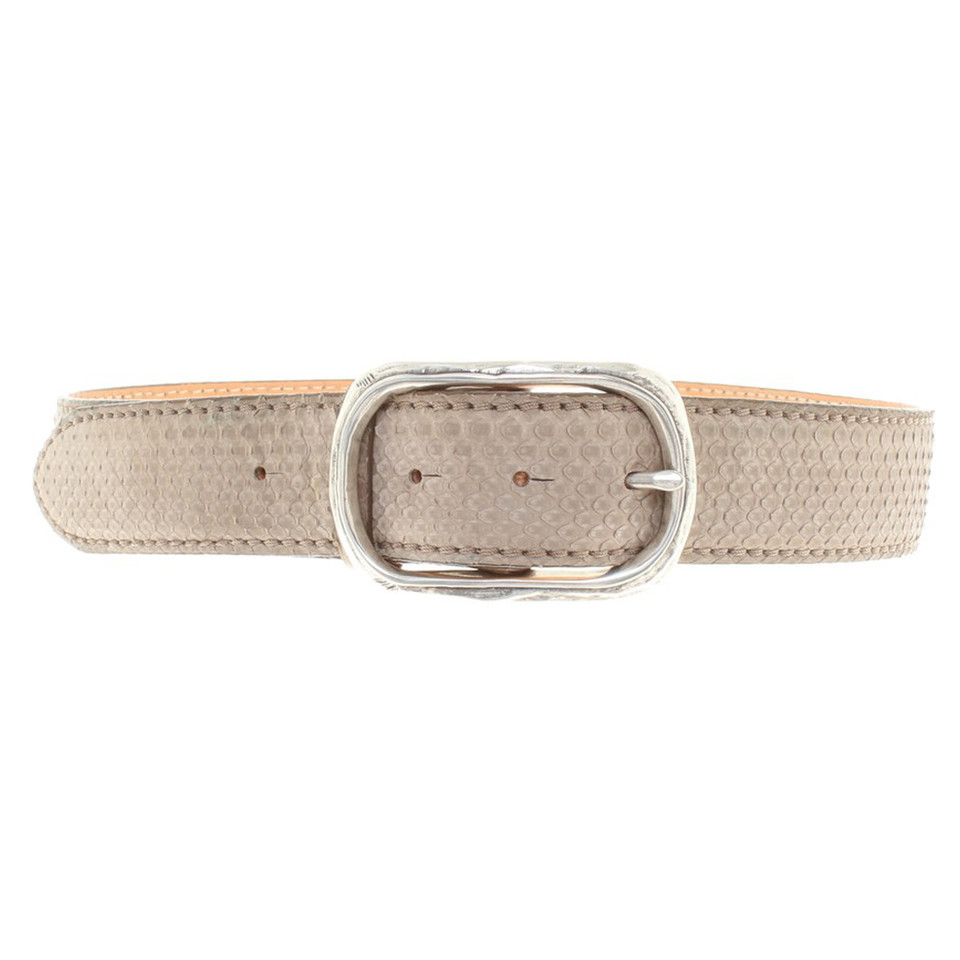 Reptile's House Ceinture en couleur taupe