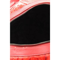Bikkembergs Handtasche aus Leder in Rot