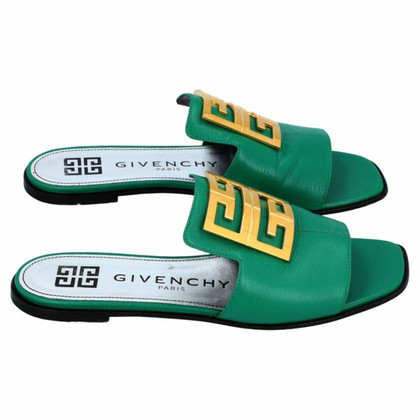 Givenchy Sandals Leather in Green