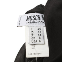 Moschino Cheap And Chic Seidenkleid in Schwarz