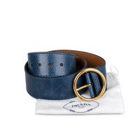 Prada Belt Leather in Blue