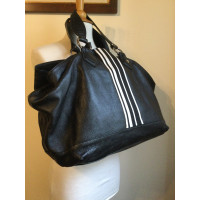 Dondup Travel bag Leather in Black