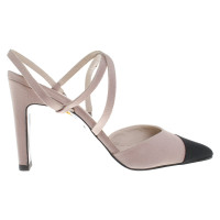 Chanel Sandals in Nude / Black