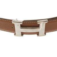 Hermès reversible belt in brown / black