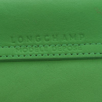 Longchamp Le Pliage L Leer in Groen