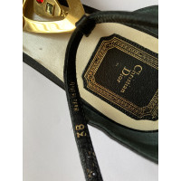Dior Sandalen aus Seide in Schwarz