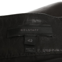 Belstaff Jupe en cuir noir