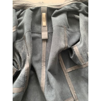 Humanoid Jacke/Mantel aus Leder in Grau