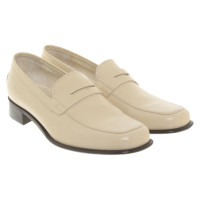 Tod's Slipper/Ballerinas aus Leder in Creme