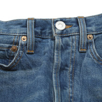 Re/Done Jeans aus Baumwolle in Blau