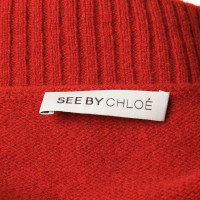 See By Chloé Poncho di lana rosso