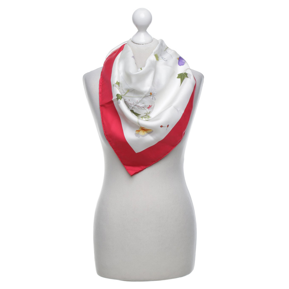 Hermès Silk scarf with floral print