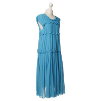Bottega Veneta pleats dress in blue