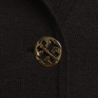 Tory Burch Strickmantel avec des boutons de couleur or