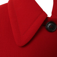 Miu Miu Wollen jas in rood
