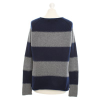 Altre marche Heartbreaker - maglione con motivo a strisce di colore blu scuro / grigio