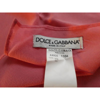 Dolce & Gabbana Echarpe/Foulard en Soie en Rose/pink