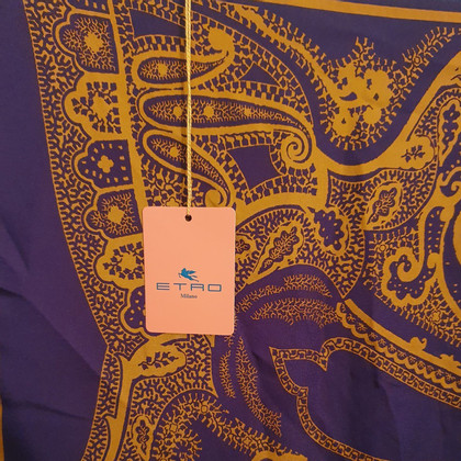 Etro Schal/Tuch aus Seide in Violett
